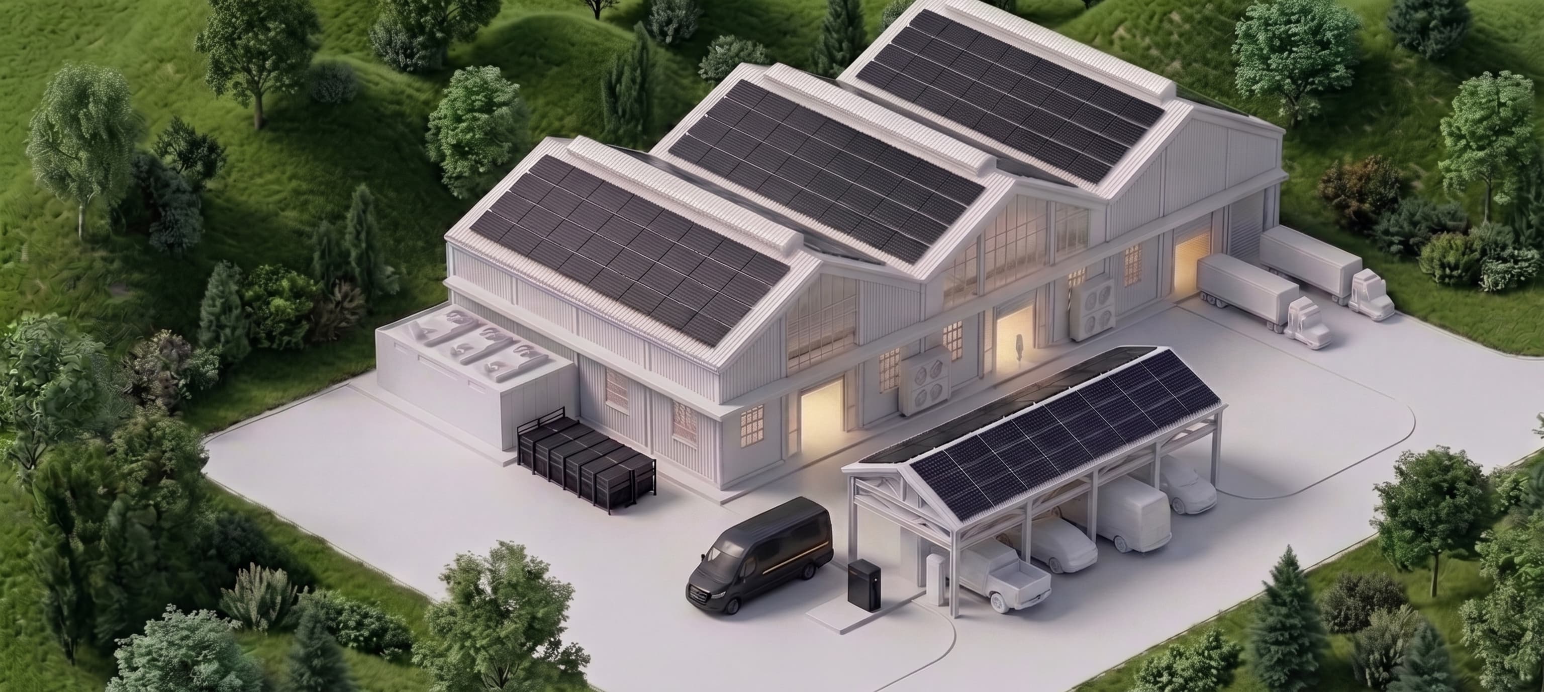 Diagrama Planta Solar Comercial